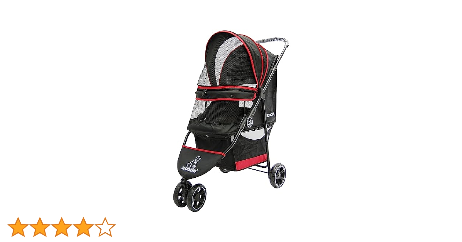 ROODO 軽量　折り畳みペットカート Amazon.co.jp: ROODOペット用ベビーカー 多機能ポータブル 3 輪